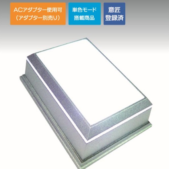 スクエアライトステージ50x80 シルバー ワイドライト