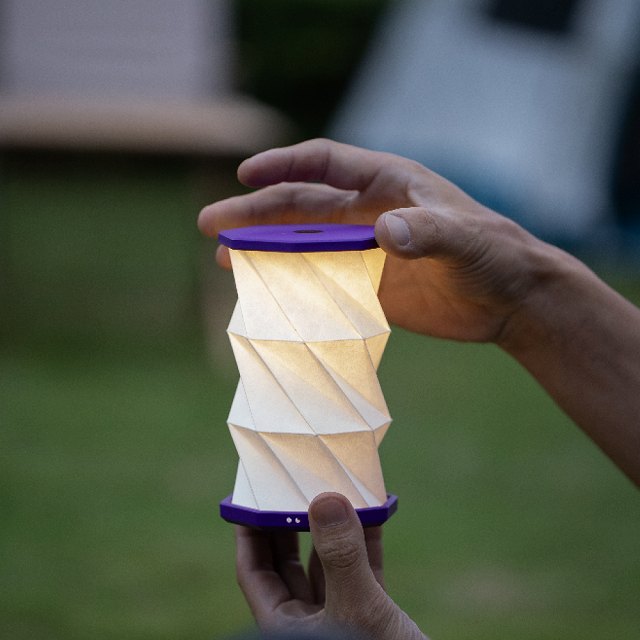 螺旋ランプ　ミニ　(無地)